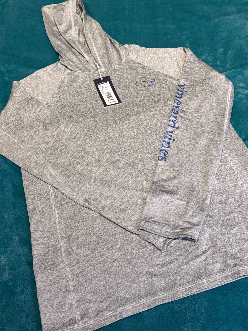Vineyard Vines Boys Performance Long Sleeves Hoodie - Size XL (18)